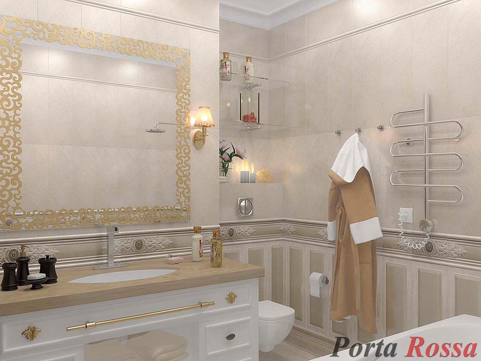 Bathroom design in Classical style