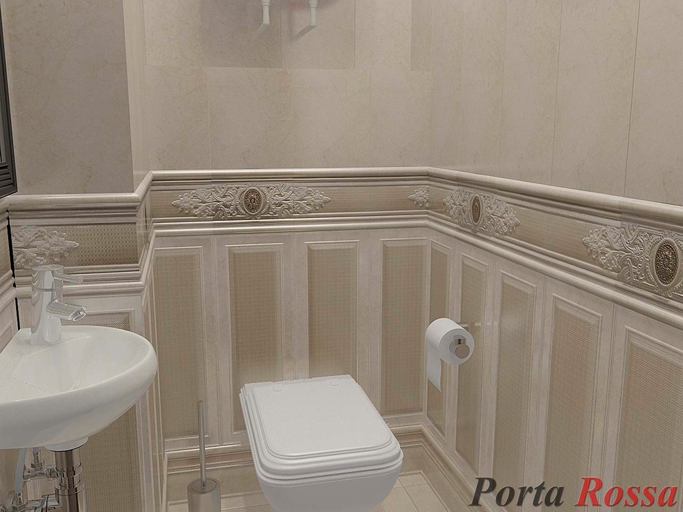 Bathroom design in Classical style