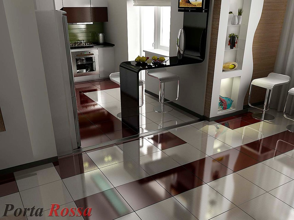 Kitchen design in Minimalist style