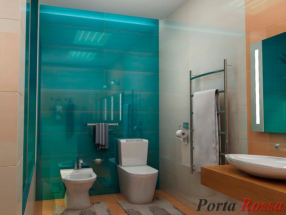 Bathroom design in Minimalist style