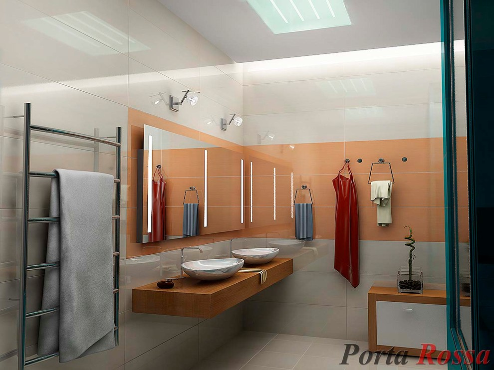 Bathroom design in Minimalist style