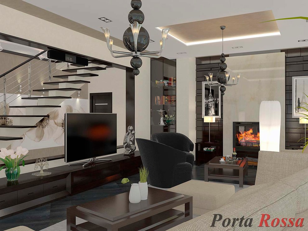 Living-room design in Classical style