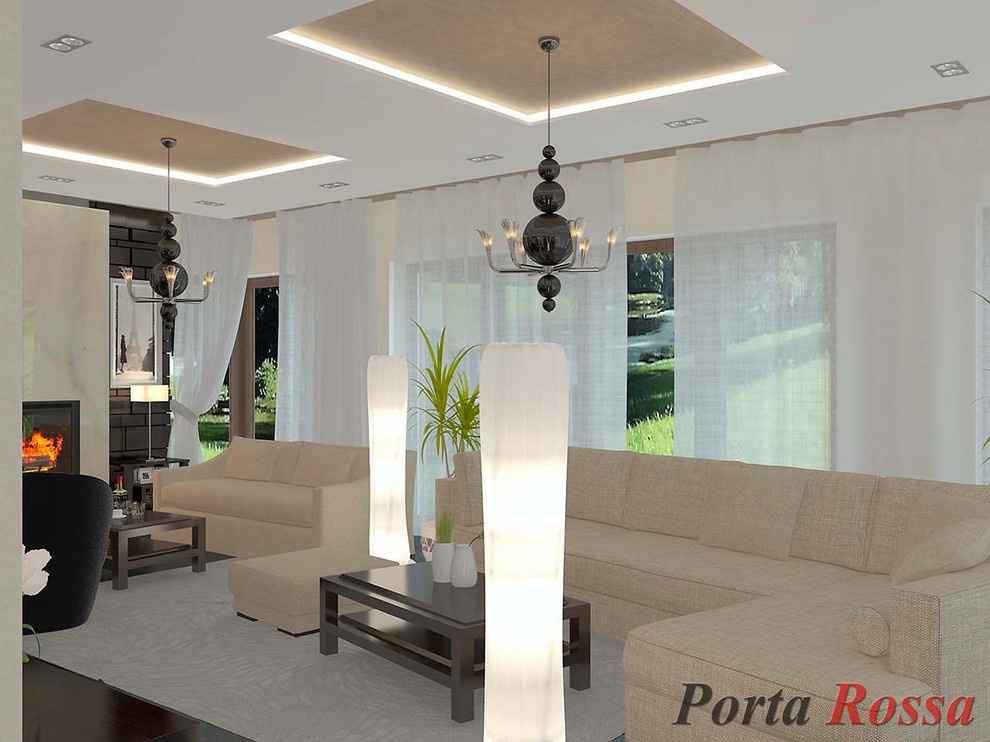 Living-room design in Classical style