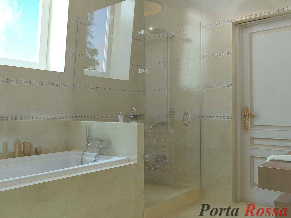Bathroom design in Classical style
