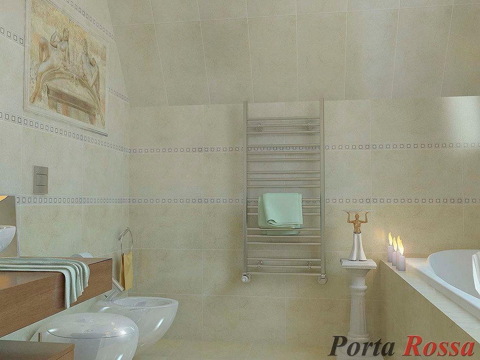 Bathroom design in Classical style