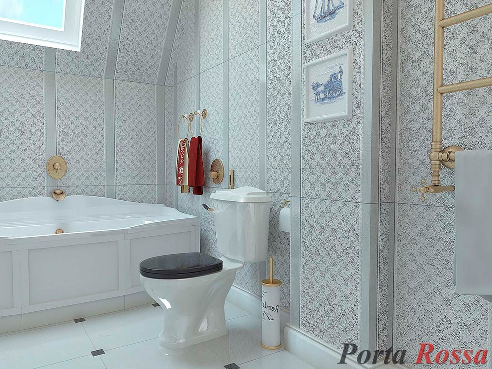Bathroom design in Classical style