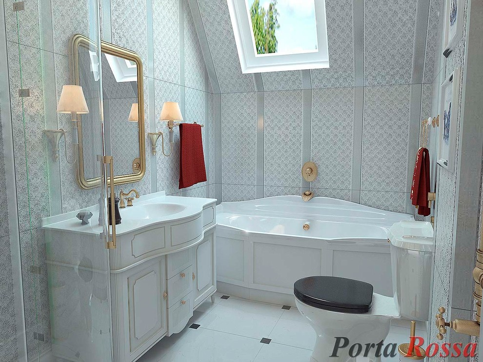 Bathroom design in Classical style