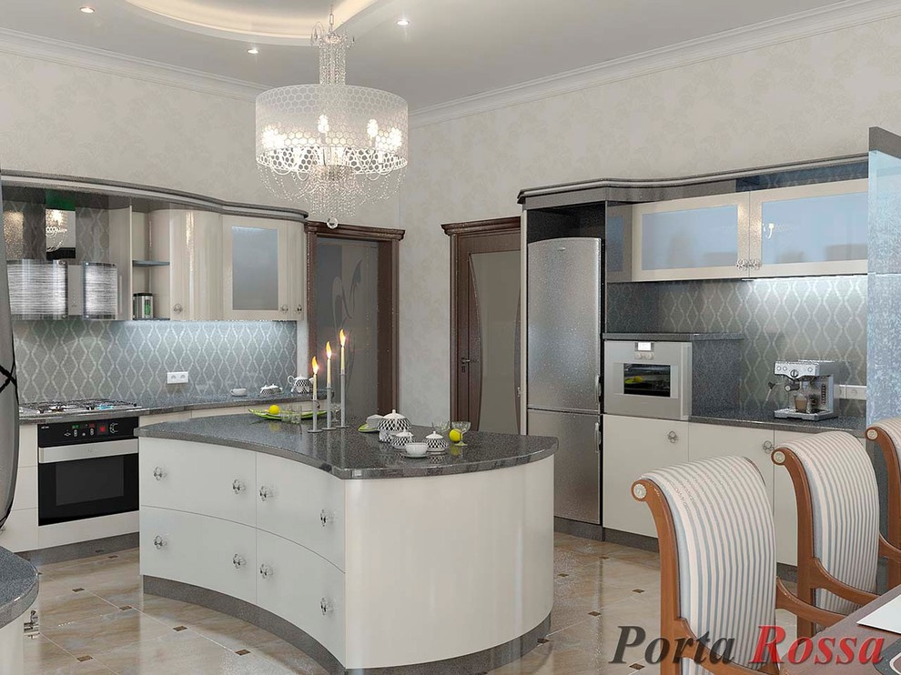Kitchen design in Classical style