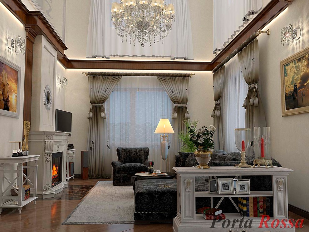 Living-room design in Classical style