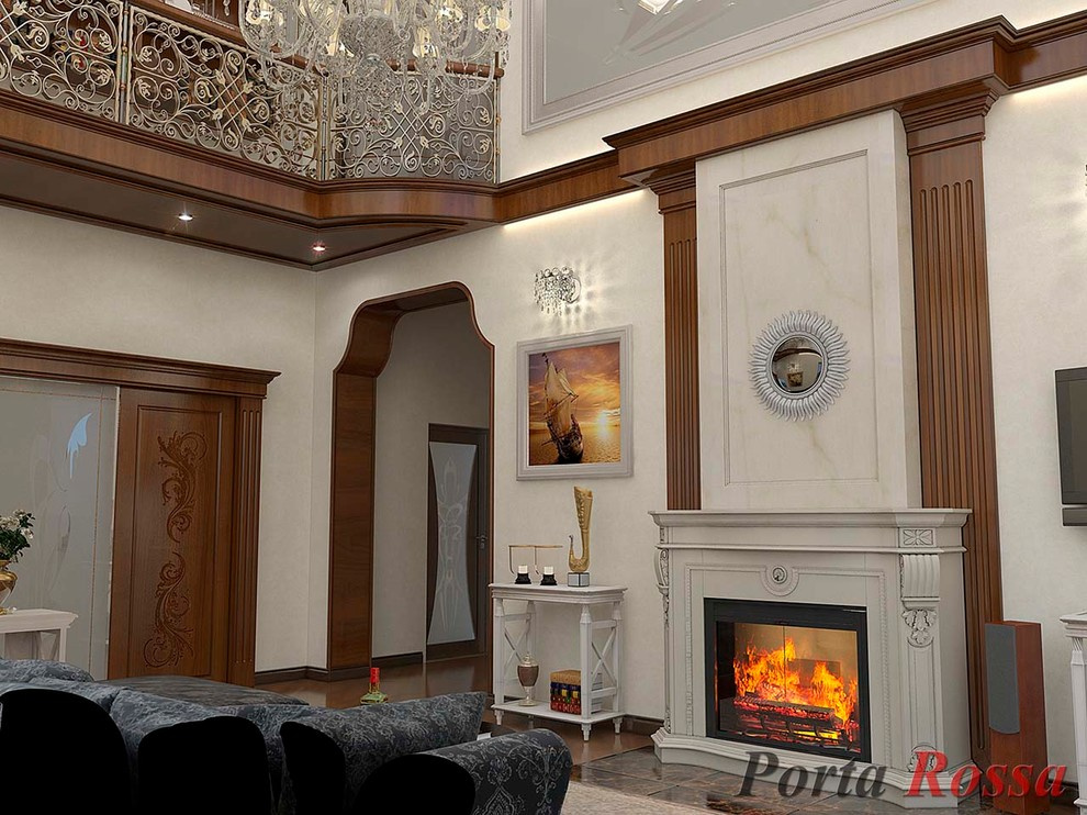 Living-room design in Classical style