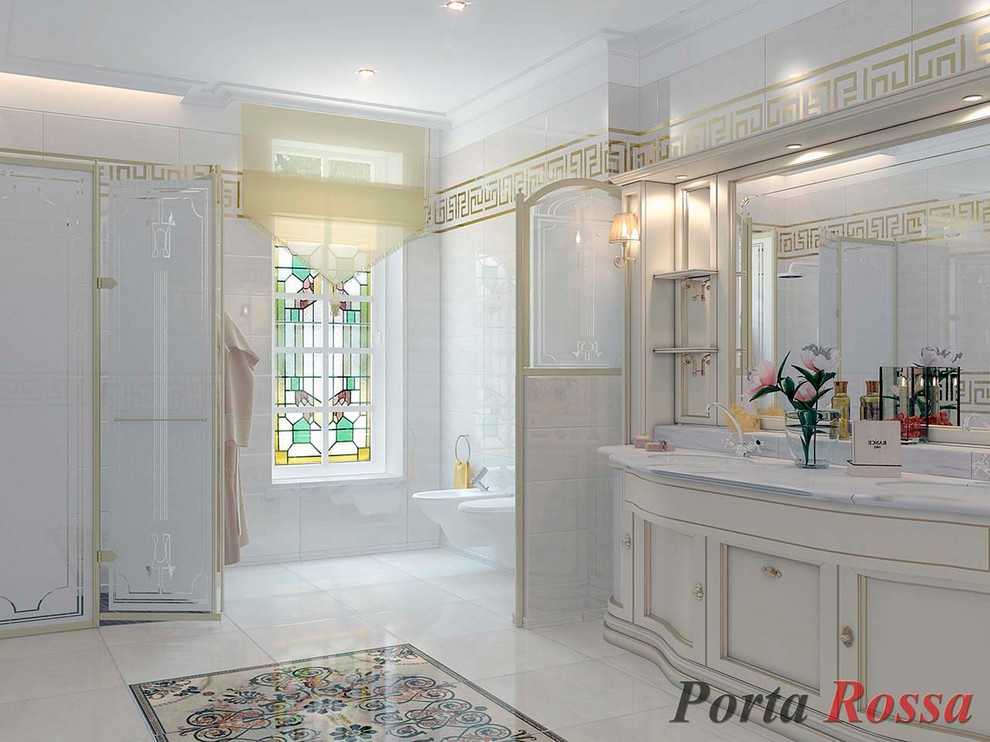 Bathroom design in Classical style