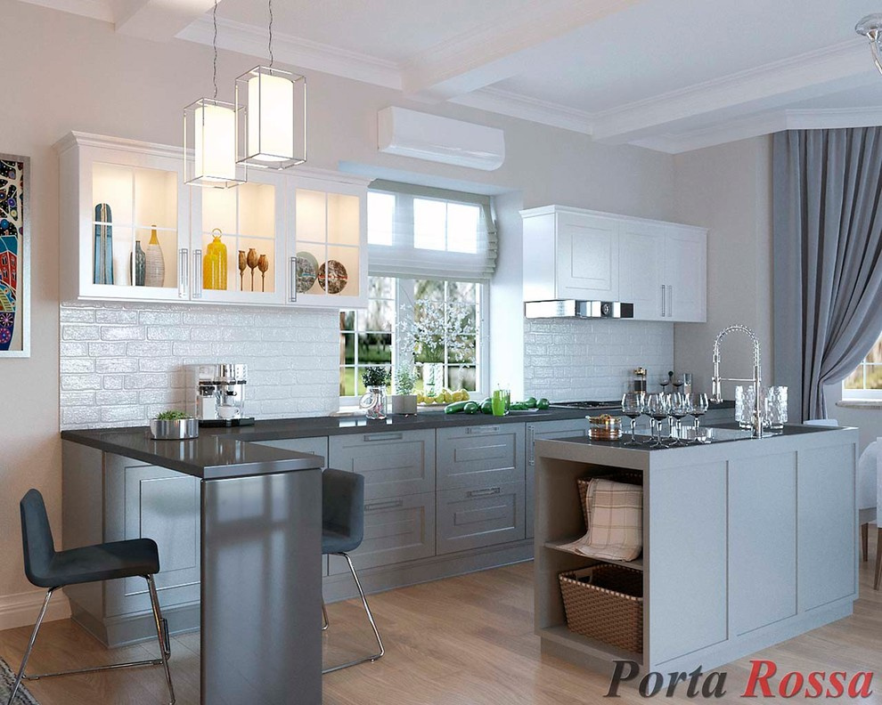 Kitchen design in Scandinavian style