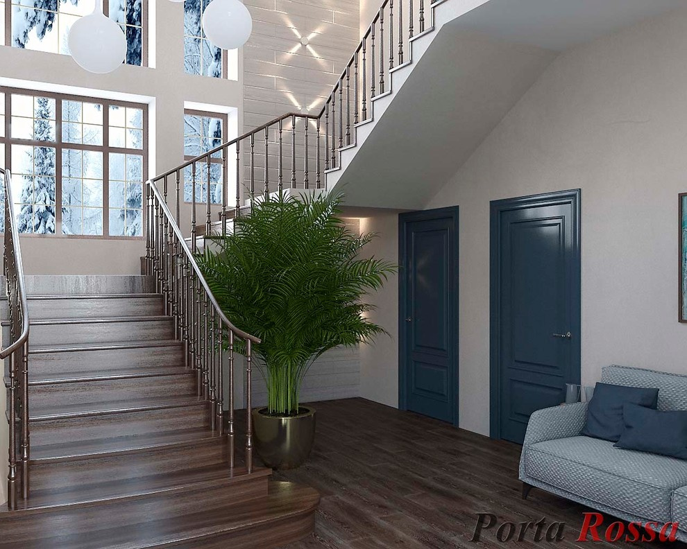 Hall design in Scandinavian style