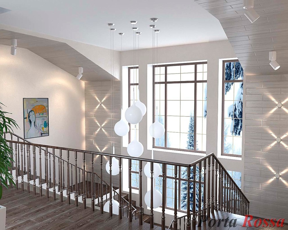Hall design in Scandinavian style