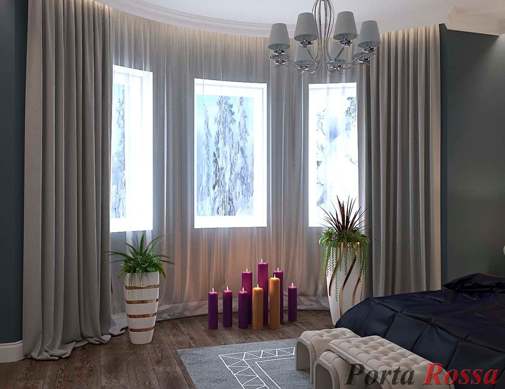 Bedroom design in Scandinavian style
