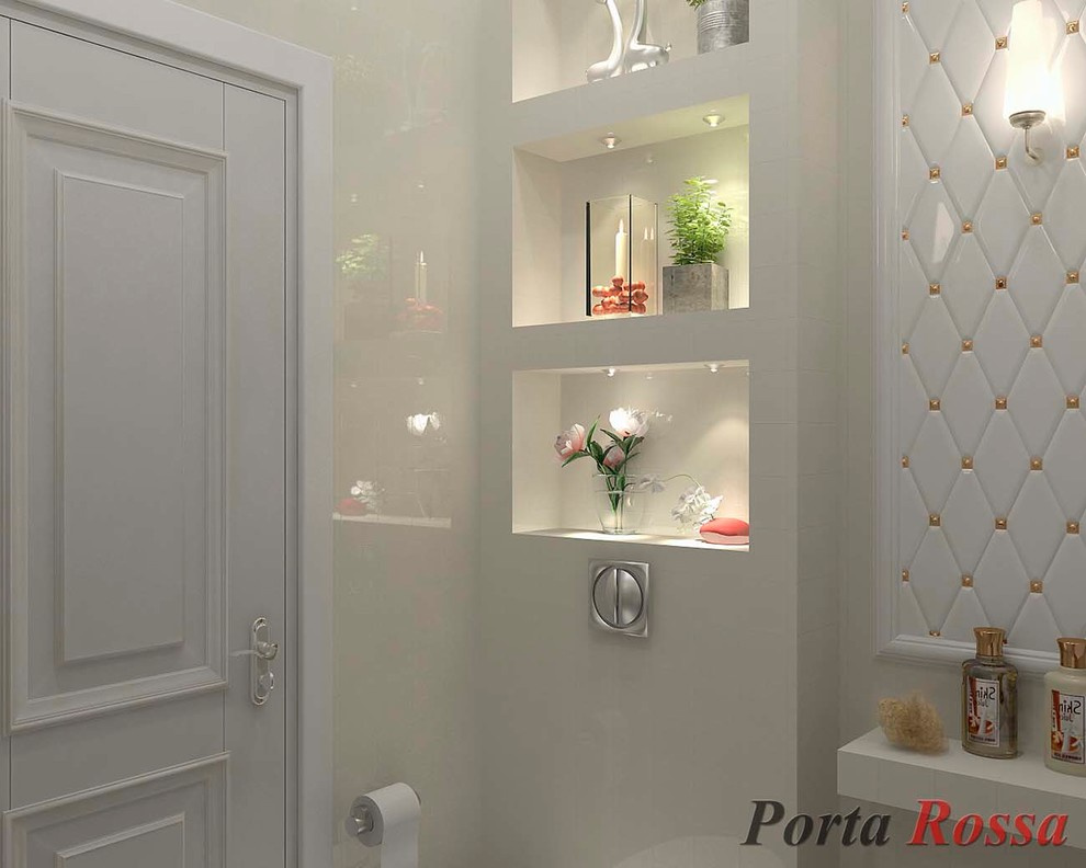 Bathroom design in Art Deco style
