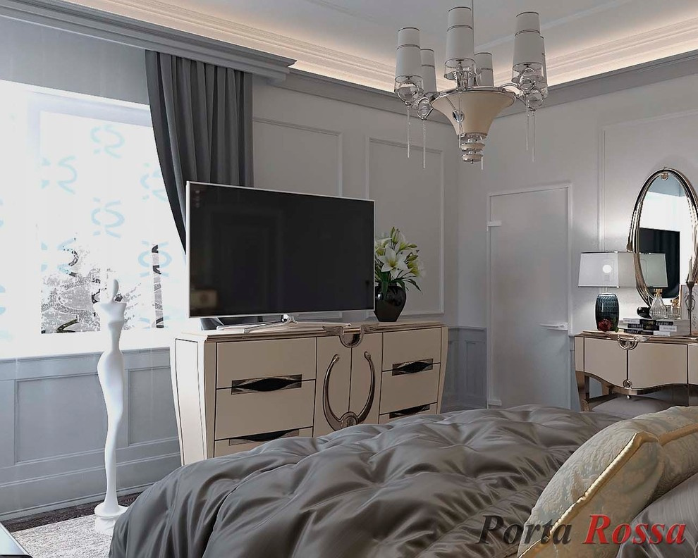 Bedroom design in Art Deco style