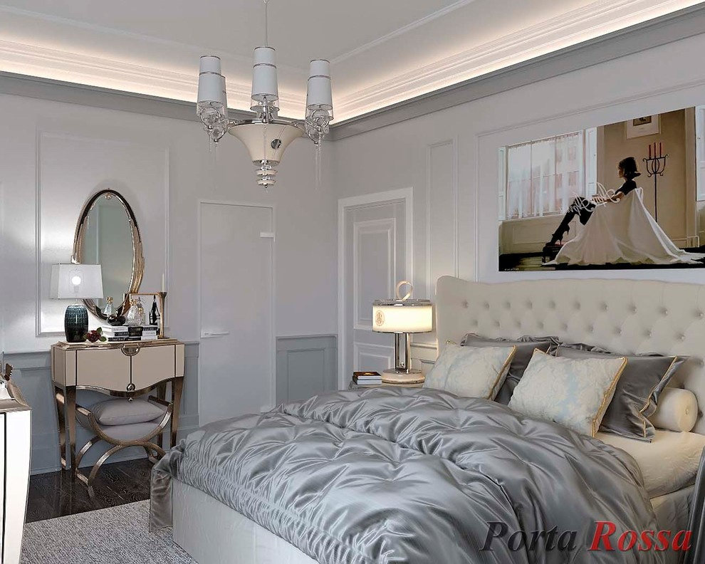 Bedroom design in Art Deco style