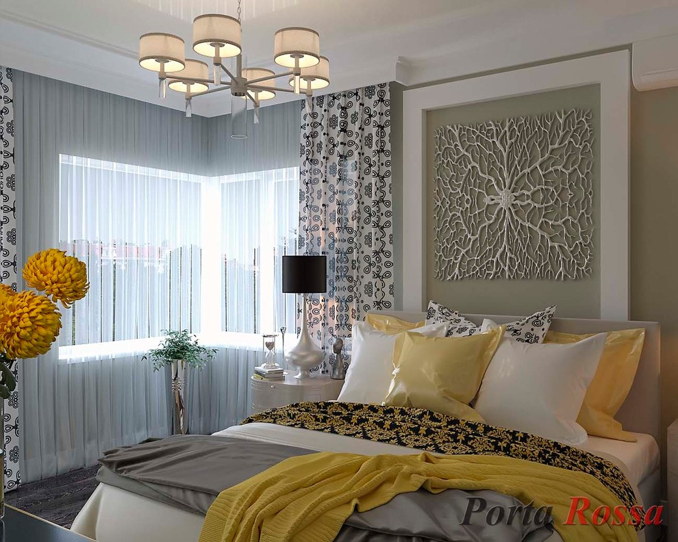 Bedroom design in Art Deco style