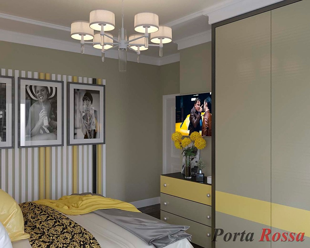 Bedroom design in Art Deco style