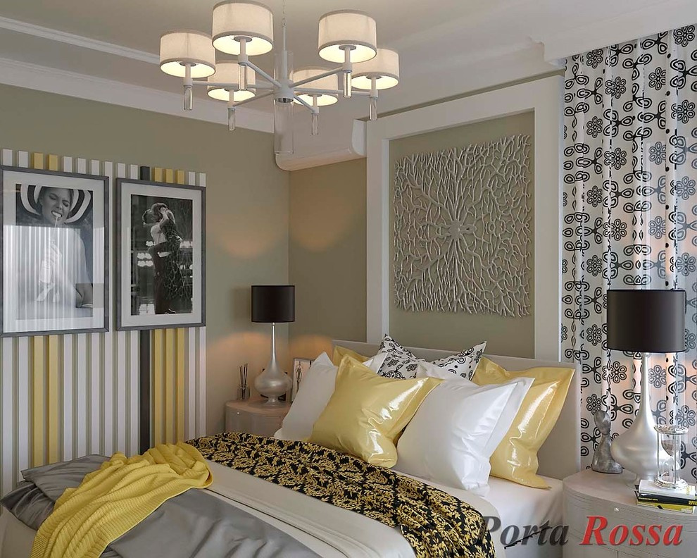 Bedroom design in Art Deco style