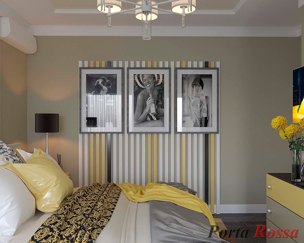 Bedroom design in Art Deco style