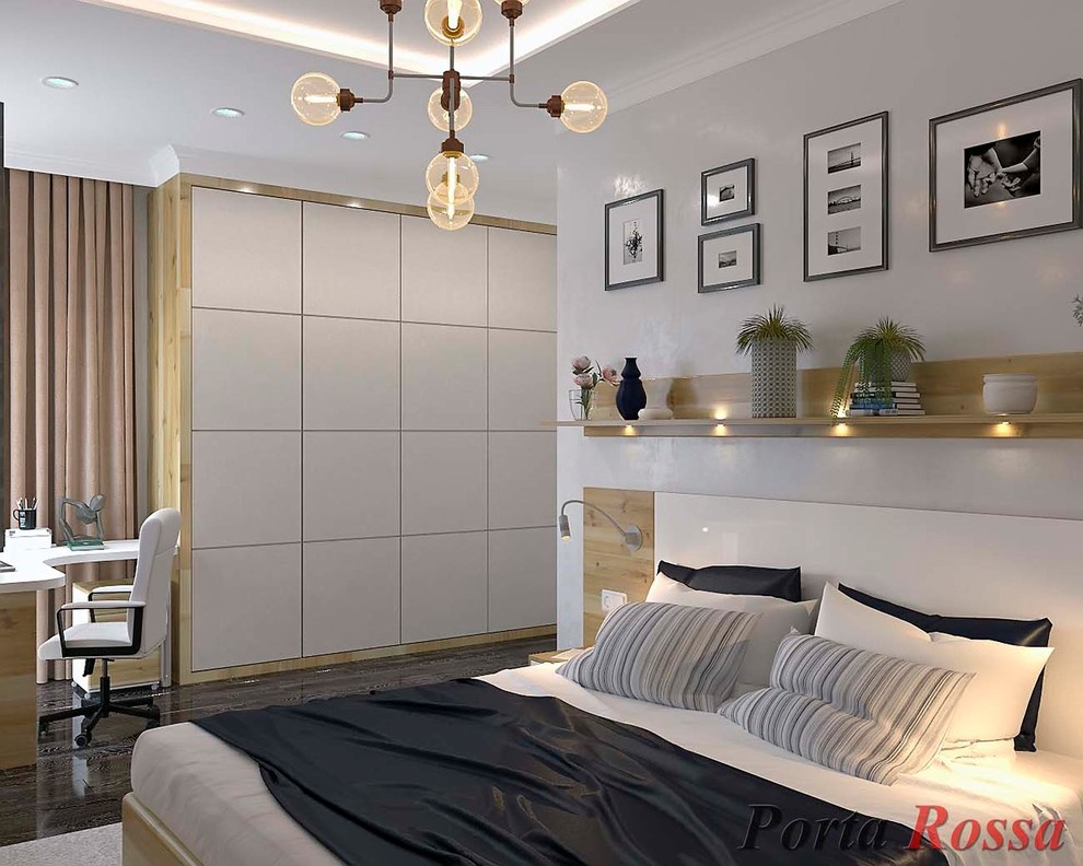 Bedroom design in Art Deco style