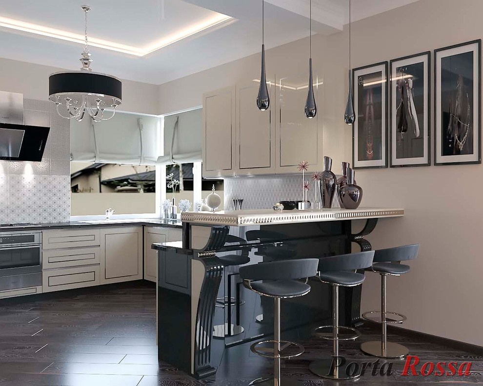 Kitchen design in Art Deco style