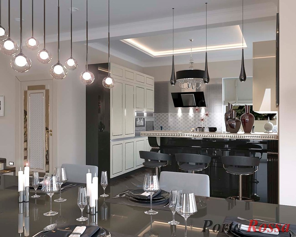 Kitchen design in Art Deco style