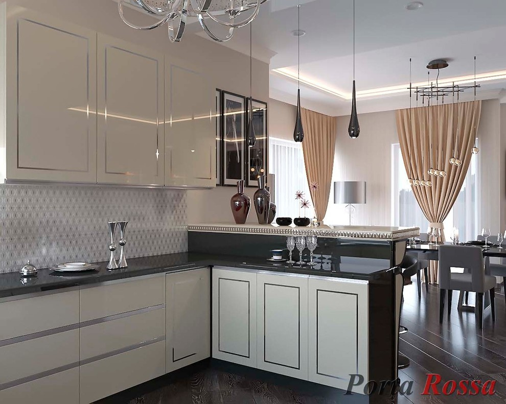 Kitchen design in Art Deco style
