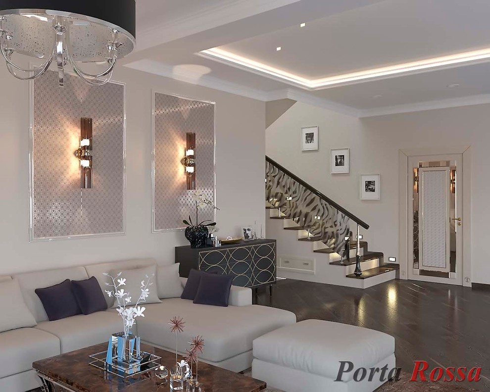 Living-room design in Art Deco style