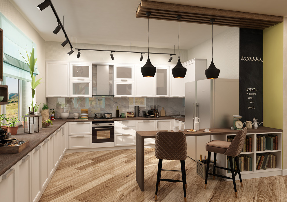 Дизайн интерьера загородного дома (столовая)