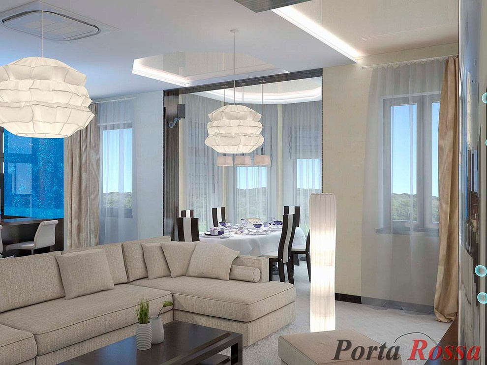 Living-room design in Minimalist style
