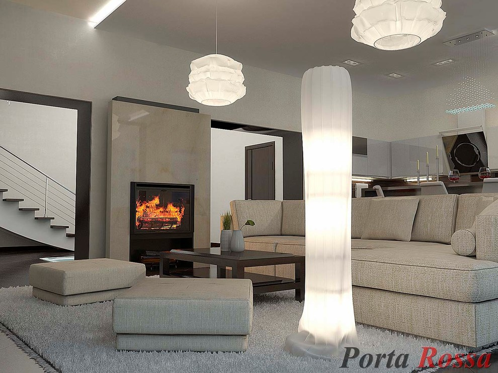 Living-room design in Minimalist style