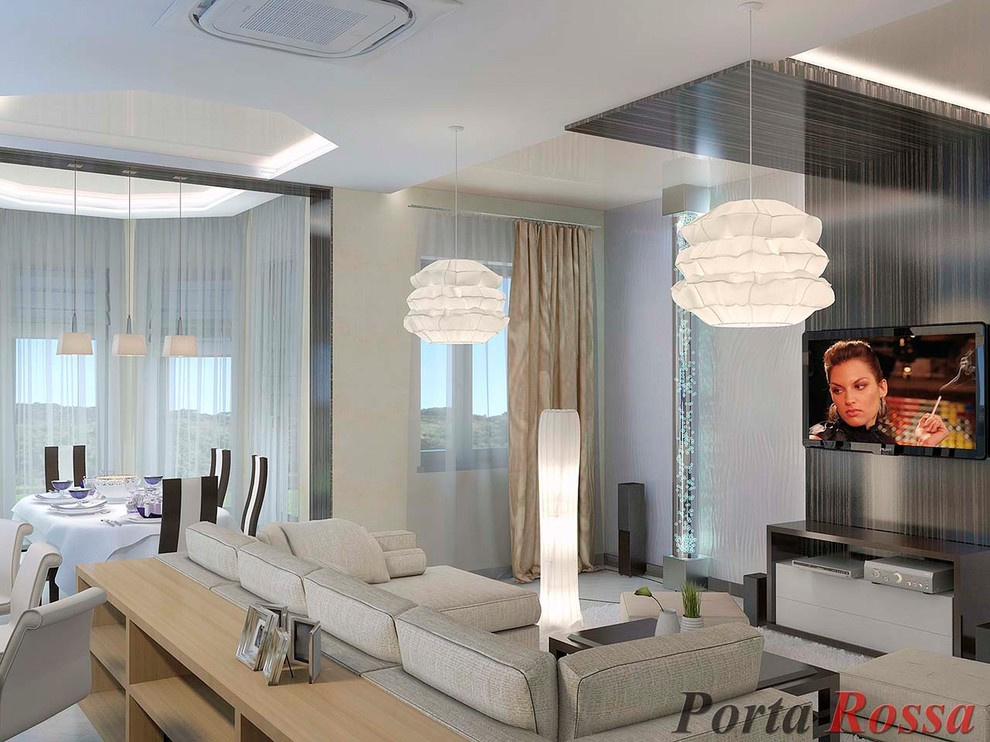 Living-room design in Minimalist style