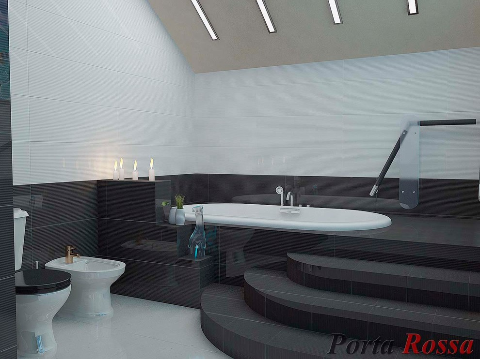 Bathroom design in Minimalist style