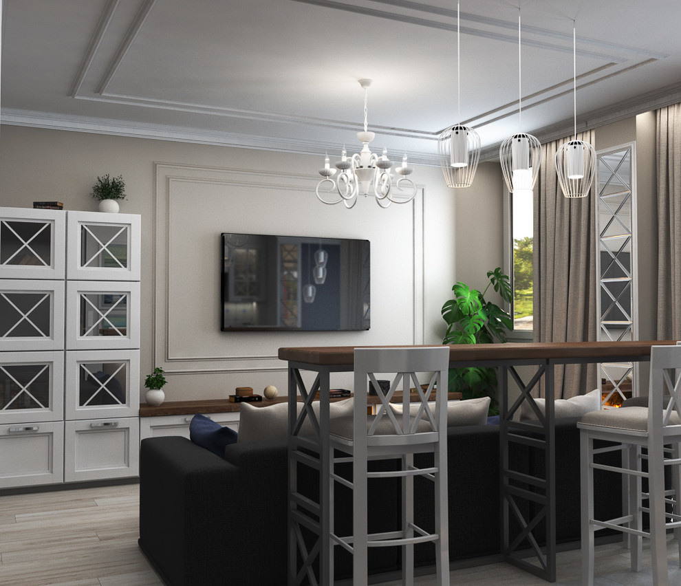 Гостиная в американском стиле