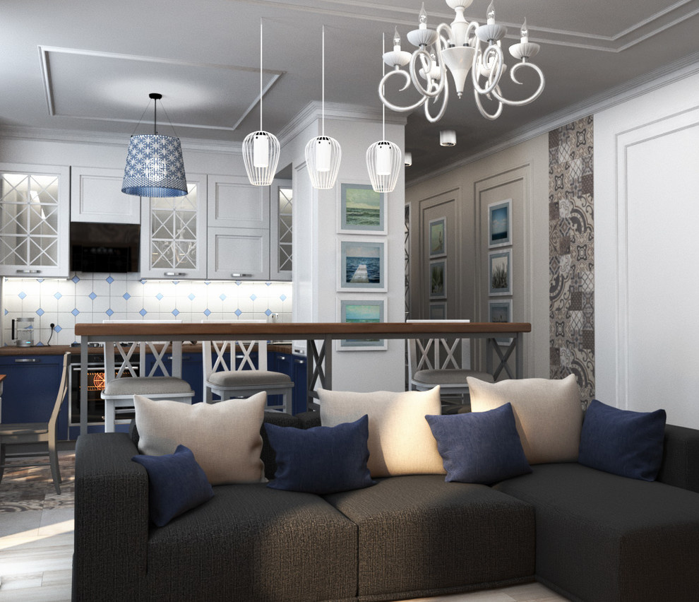 Гостиная в американском стиле