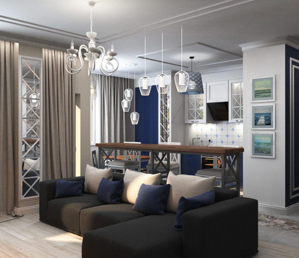 Гостиная в американском стиле