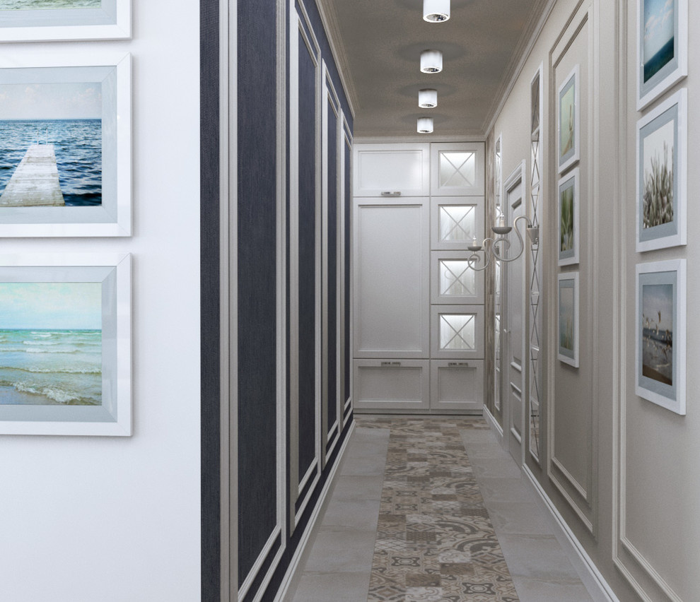 Обложка проекта: Гостиная в американском стиле