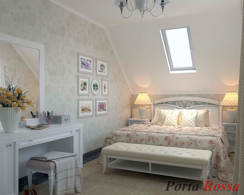 Bedroom design in Provence style