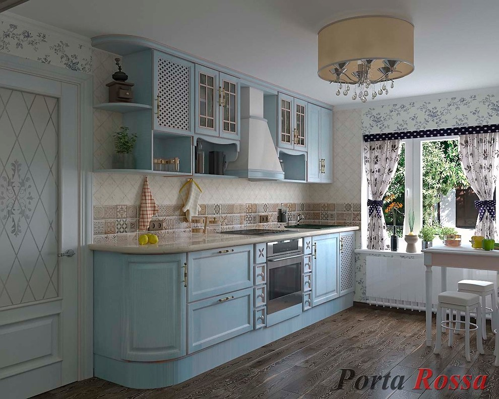 Kitchen design in Provence style