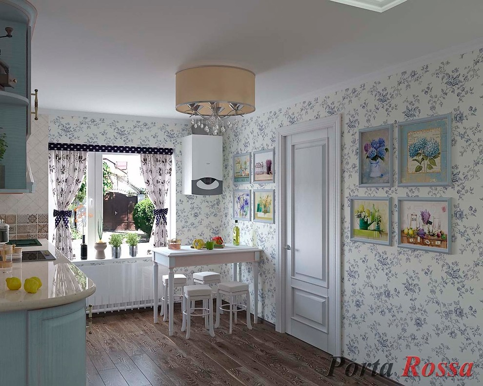 Kitchen design in Provence style
