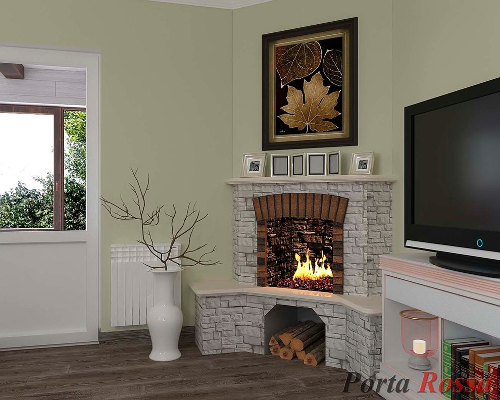 Living-room design in Provence style