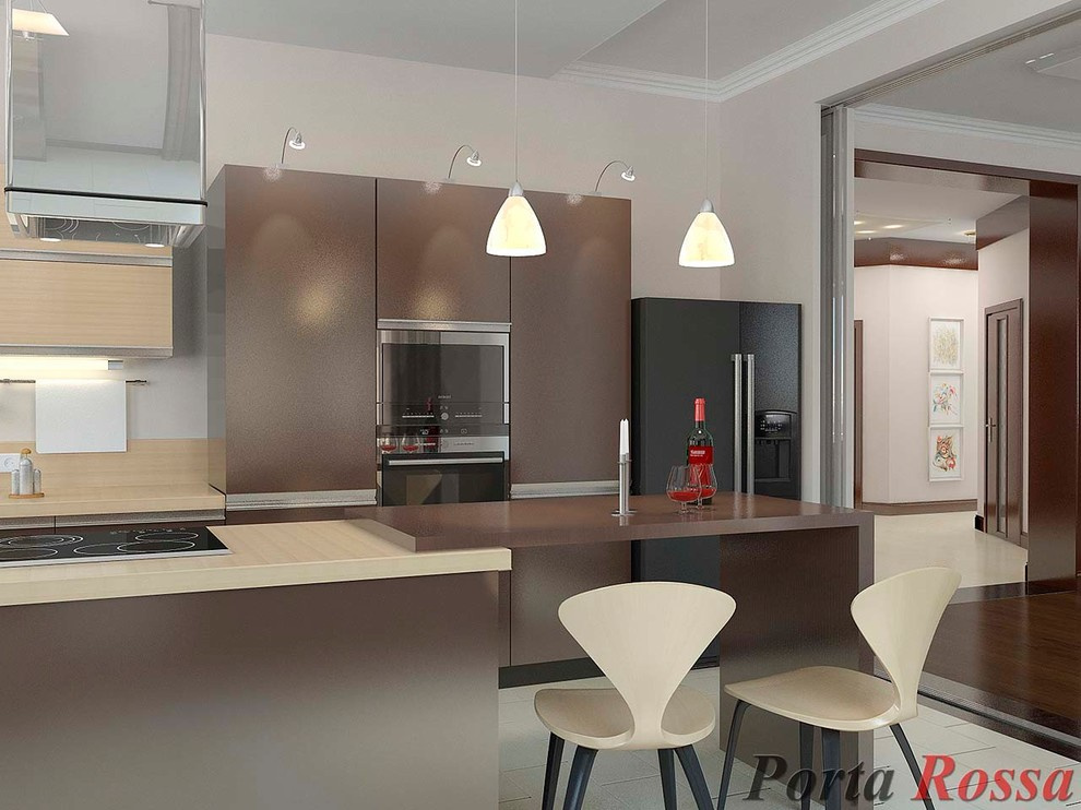 Kitchen design in Minimalist style