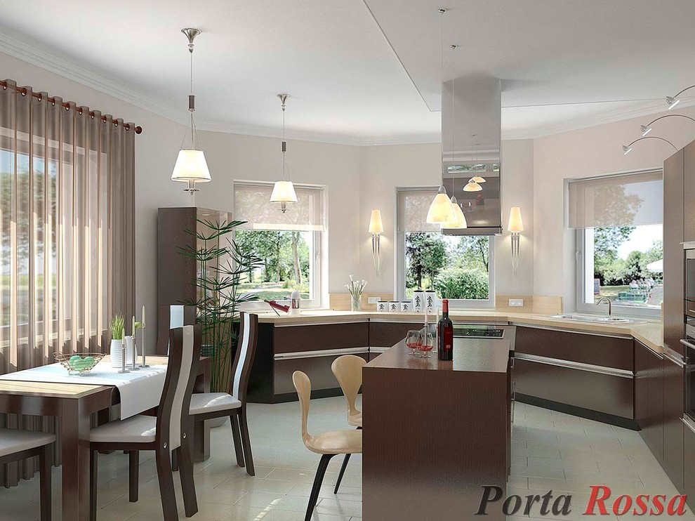 Kitchen design in Minimalist style