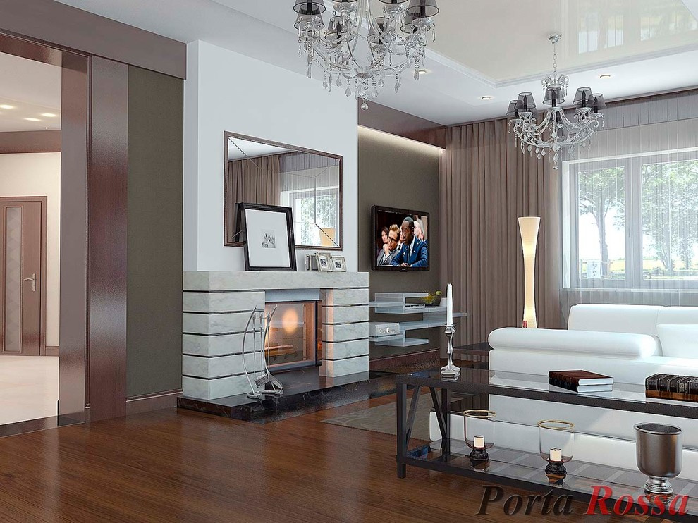 Living-room design in Minimalist style