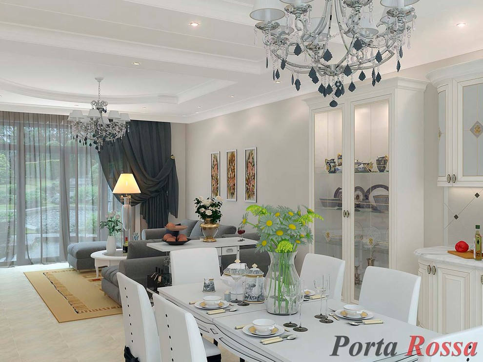 Living-room design in Classical style