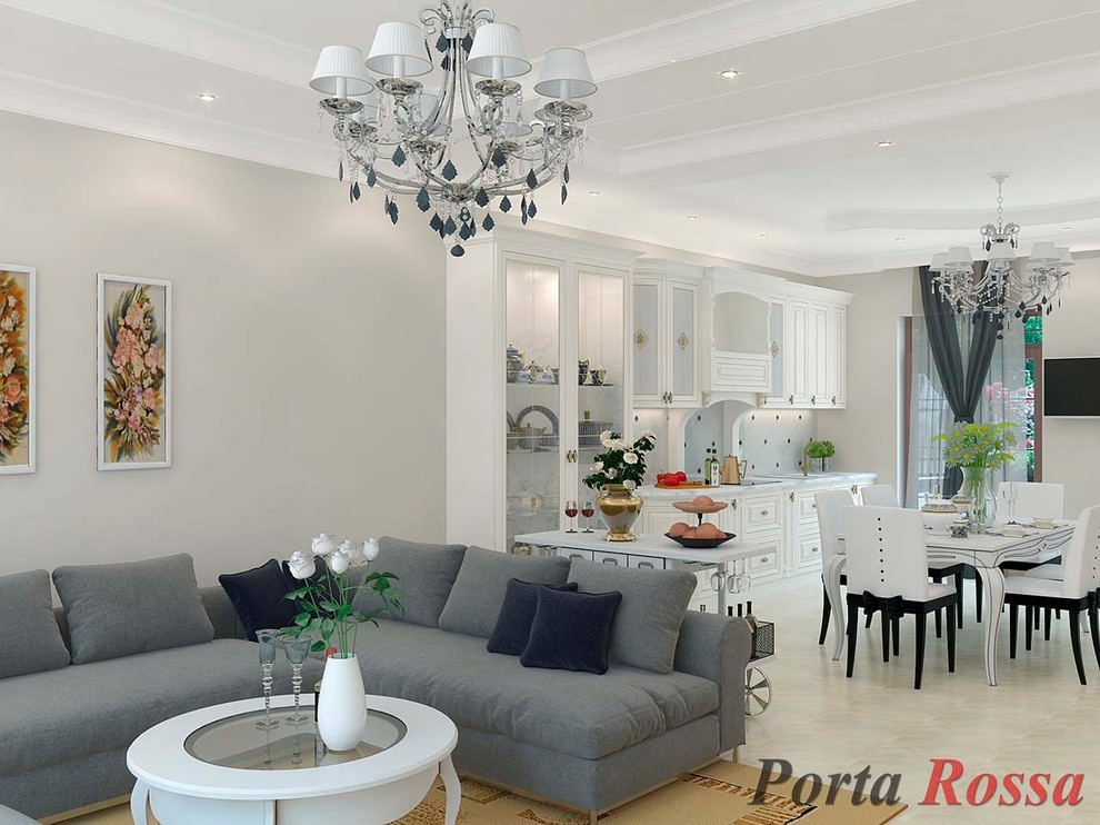 Living-room design in Classical style