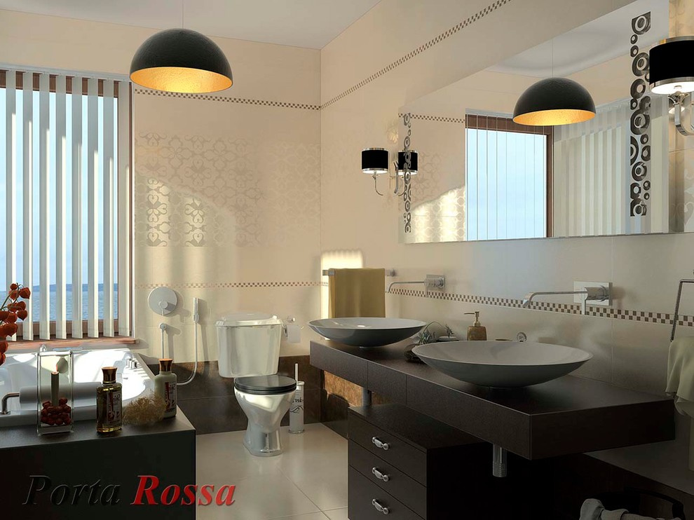 Bathroom design in Classical style
